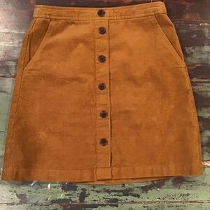J-crew corduroy mini skirt